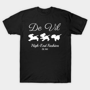 De Vil High-End Fashion (White) T-Shirt